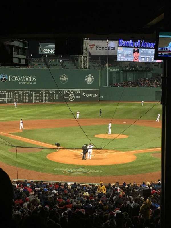 Fenway Park, section: Grandstand 20, row: 16, seat: 5
