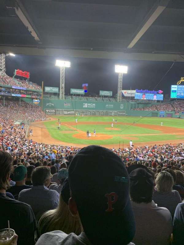 Fenway Park, section: Grandstand 19, row: 9, seat: 5