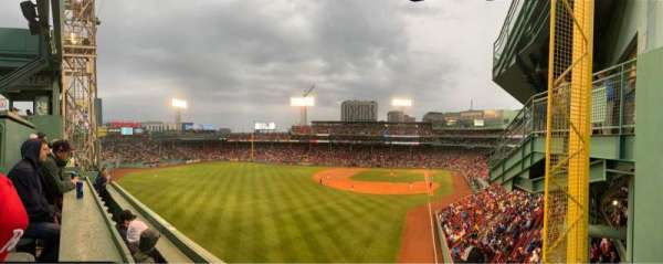 Fenway Park, section: Green Monster 1, row: 2, seat: 4