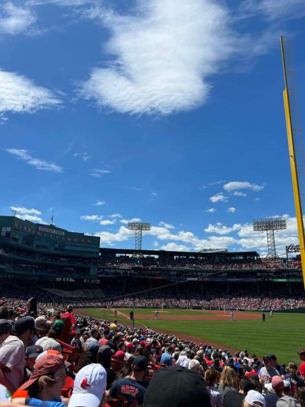 Fenway Park, section: Right Field Box 93, row: PP, seat: 11