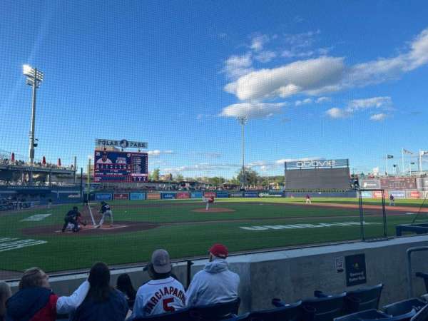 Polar Park, section: First Base Field Box 11, row: 7, seat: 5