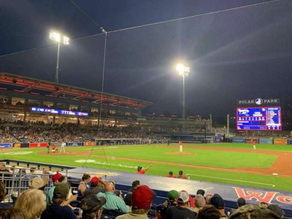 Polar Park, section: 14, row: 12, seat: 14