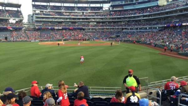 Nationals Park, section: 103, row: J, seat: 5
