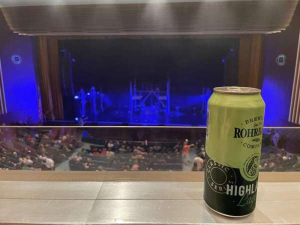 Kodak Center Theater, section: E, row: A, seat: 102