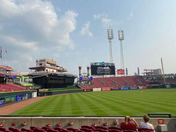 Great American Ball Park, section: 109, row: U, seat: 1,2