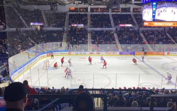 Blue Cross Arena, section: 221, row: D, seat: 1