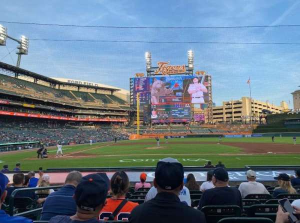 Comerica Park, section: 122, row: 16, seat: 2