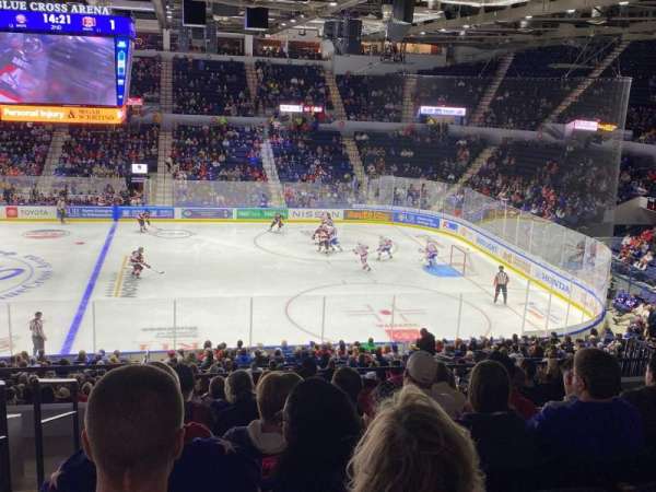 Blue Cross Arena, section: 208, row: K, seat: 13