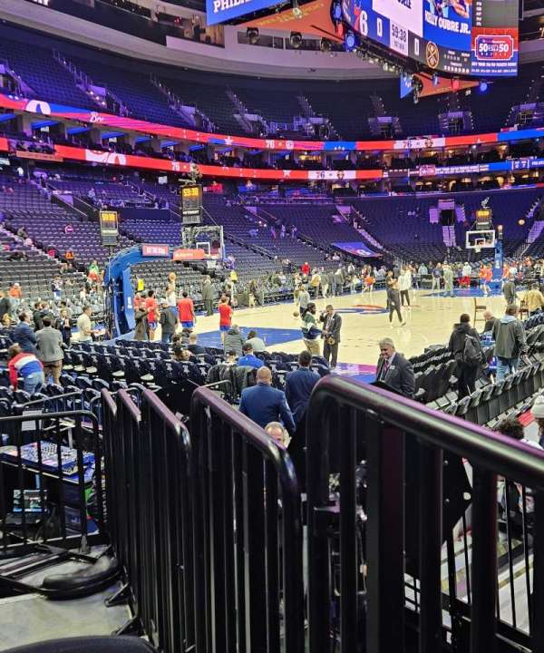 Xfinity Mobile Arena, section: 122, row: 6, seat: 1