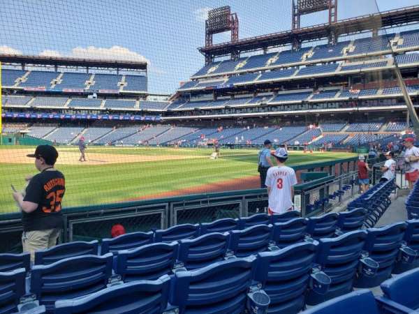 Citizens Bank Park, section: 134, row: 5, seat: 11