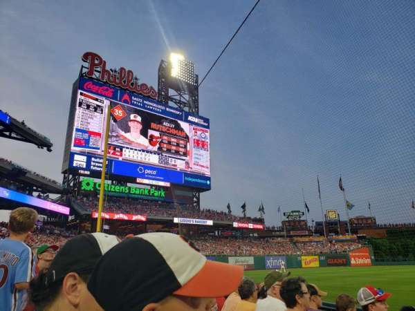 Citizens Bank Park, section: 134, row: 5, seat: 11