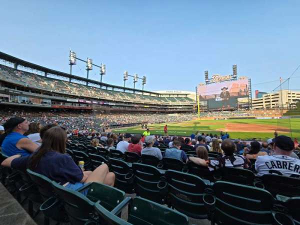 Comerica Park, section: 121, row: 26, seat: 3