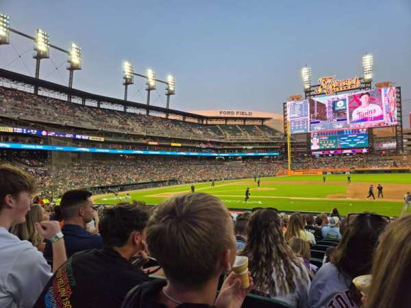 Comerica Park, section: 121, row: 26, seat: 3