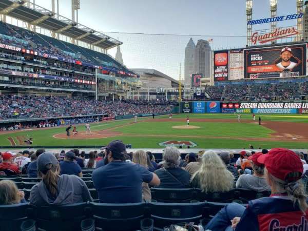 Progressive Field, section: 146, row: V, seat: 3