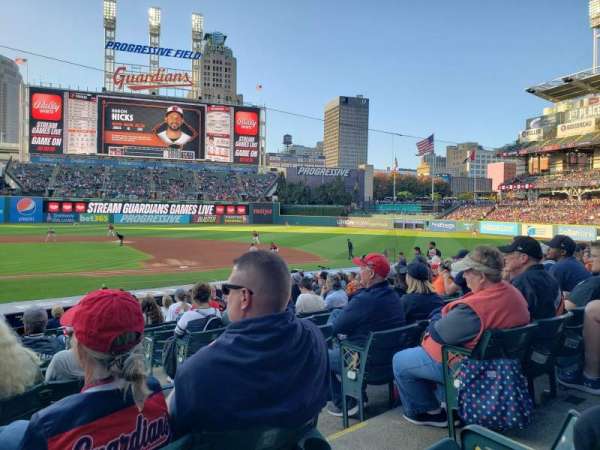 Progressive Field, section: 146, row: V, seat: 3