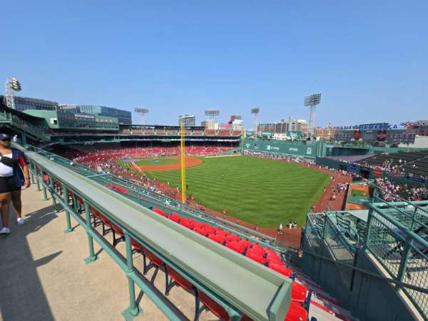 Fenway Park, section: Right Field Roof Deck Box 41, row: G, seat: 1