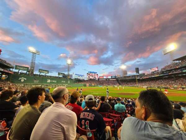 Fenway Park, section: Field Box 54, row: K, seat: 1