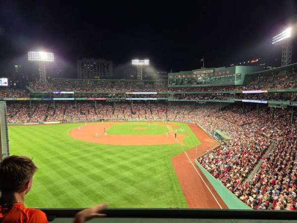 Fenway Park, section: Green Monster 2, row: 4, seat: 1