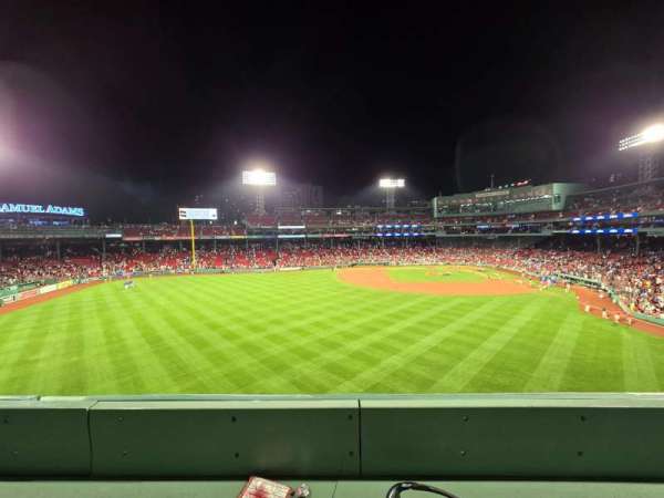 Fenway Park, section: Green Monster 6, row: 1, seat: 1