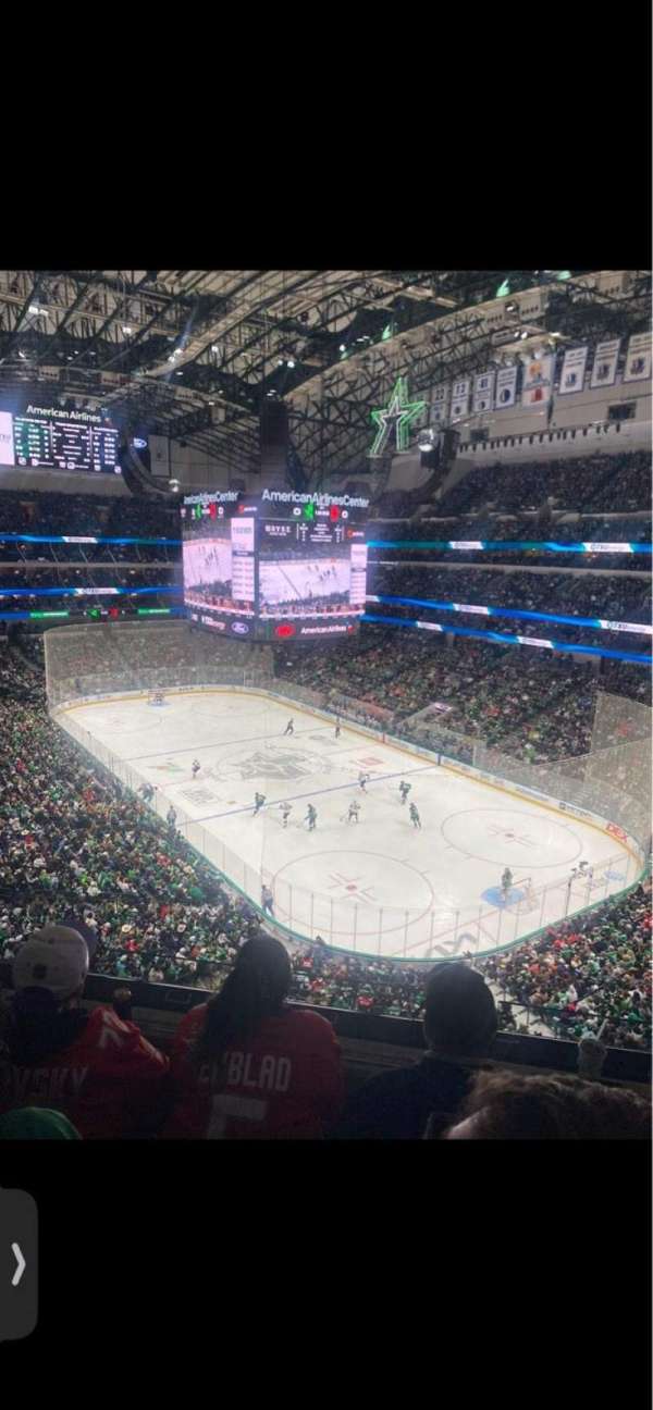 American Airlines Center, section: 304, row: CC, seat: 15