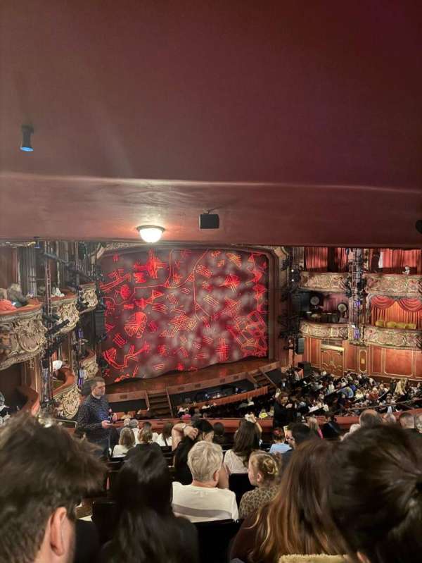 Lyceum Theatre, West End, section: Royal Circle, row: L, seat: 50