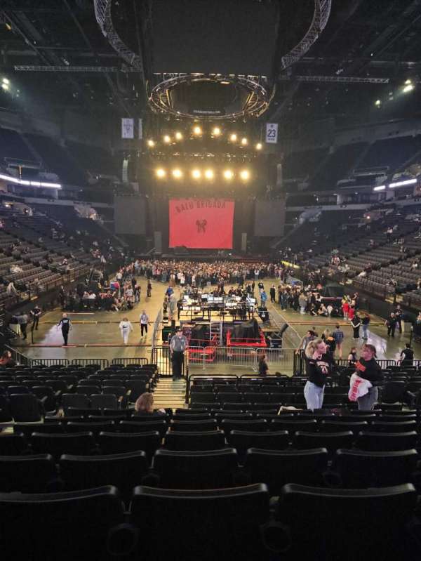 Target Center, section: 101, row: P, seat: 11