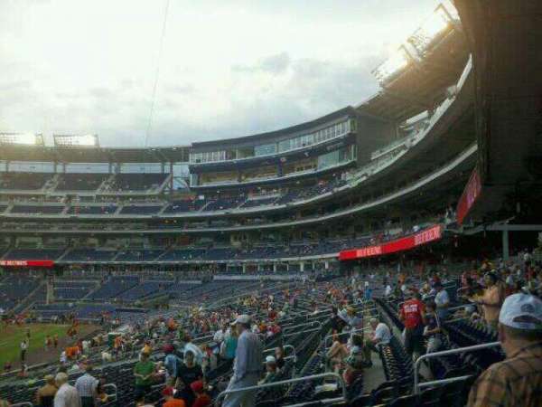 Nationals Park, section: 109, row: MM, seat: 14