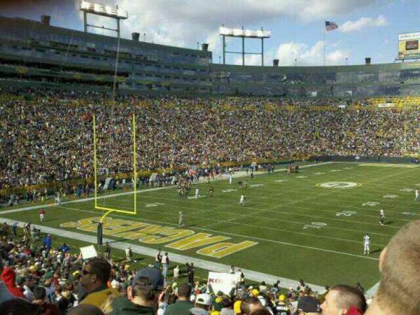 Lambeau Field, section: 133, row: 35, seat: 20