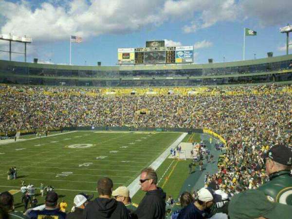 Lambeau Field, section: 133, row: 35, seat: 20