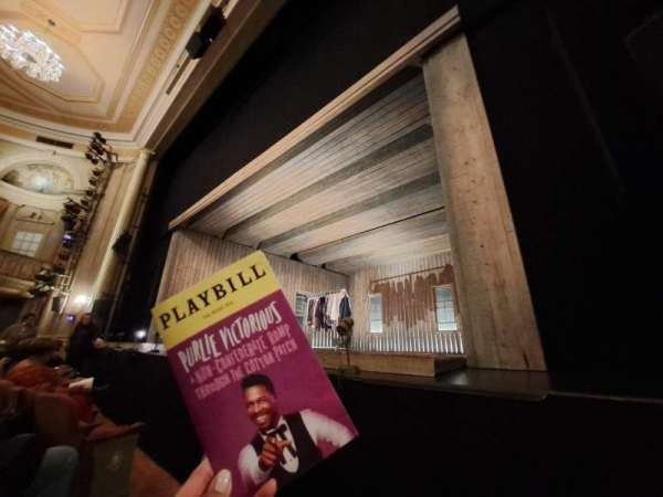 Music Box Theatre, section: Orchestra R, row: B, seat: 2