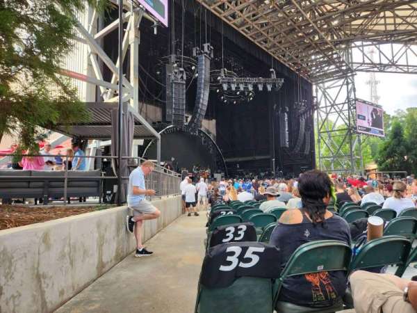 Ameris Bank Amphitheatre, section: ORCH 3, row: x, seat: 38