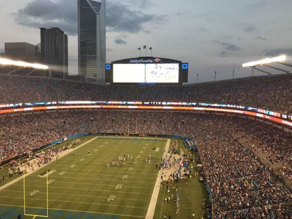 Bank of America Stadium, section: 553, row: 12, seat: 2