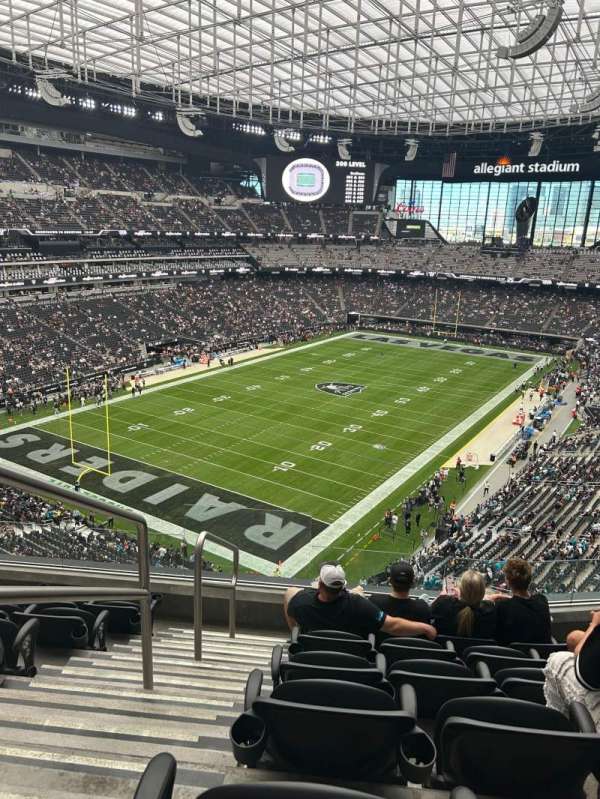 Allegiant Stadium, section: 320, row: 6, seat: 15