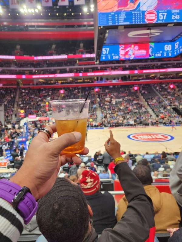 Little Caesars Arena, section: 123, row: 11, seat: 1