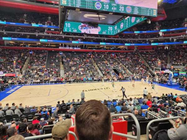 Little Caesars Arena, section: 123, row: 11, seat: 1