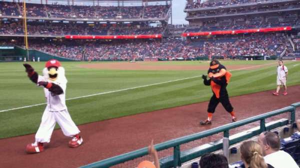 Nationals Park, section: 111, row: D, seat: 8