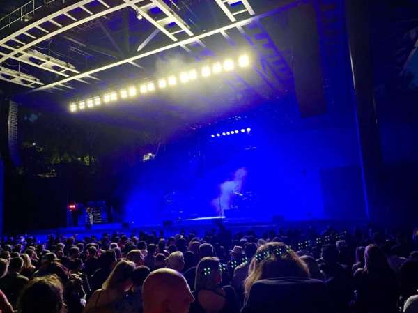 Frost Amphitheater, section: Lower Bowl 1, row: P, seat: 10
