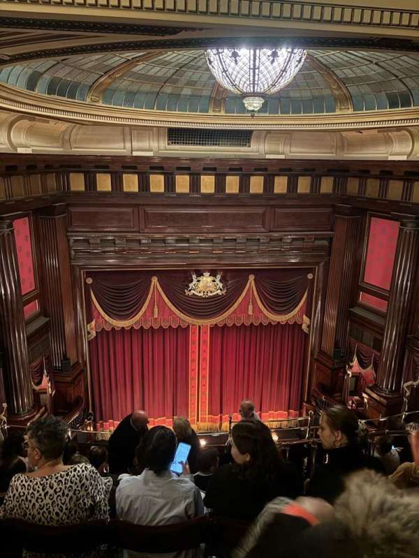 St. Martins Theatre, section: Upper Circle, row: H, seat: 7