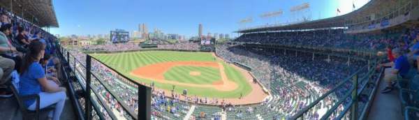 Wrigley Field, section: 313L, row: 1, seat: 1