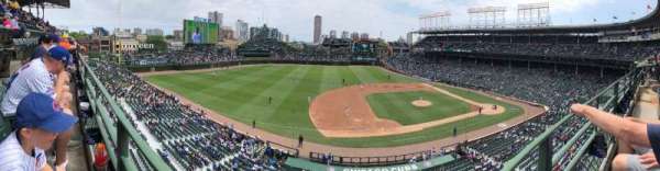 Wrigley Field, section: 309L, row: 1, seat: 7