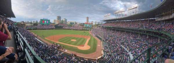 Wrigley Field, section: 314L, row: 1, seat: 5