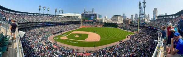 Comerica Park, section: 321, row: A, seat: 9