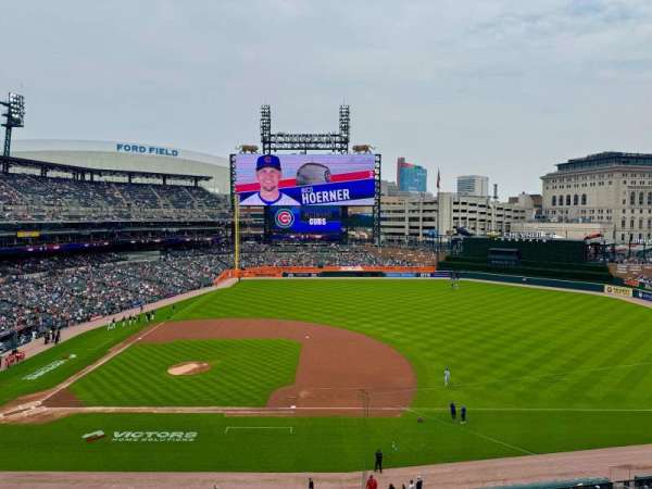 Comerica Park, section: 321, row: A, seat: 11