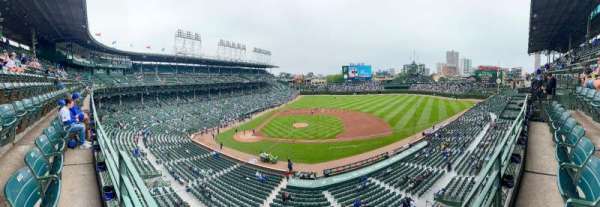 Wrigley Field, section: 324R, row: 1, seat: 1