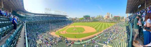 Wrigley Field, section: 323R, row: 1, seat: 18