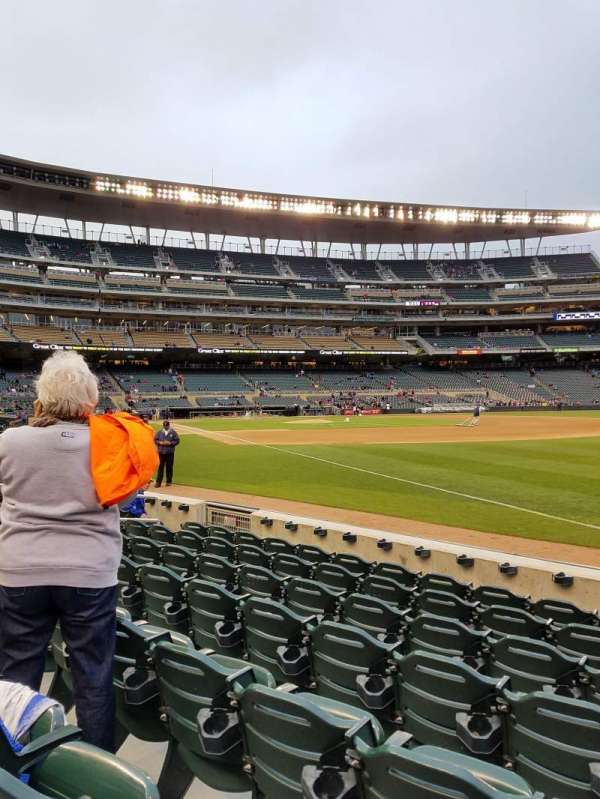 Target Field, section: 103, row: 6, seat: 10