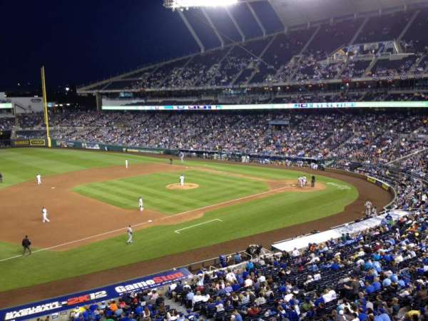 Kauffman Stadium, section: 303, row: 1, seat: 18