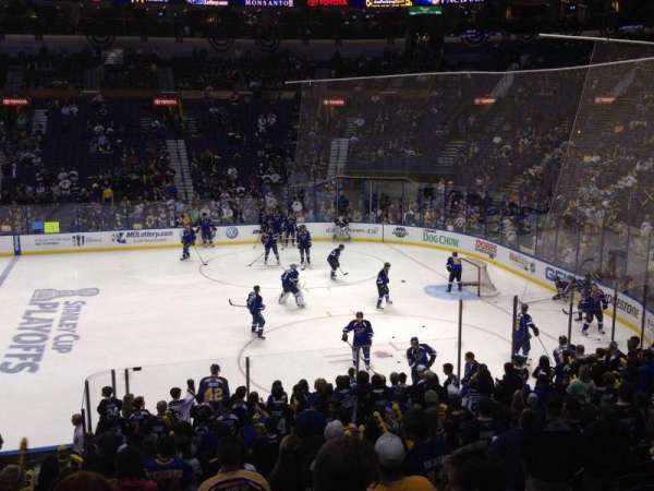 Enterprise Center, section: 102, row: U, seat: 2