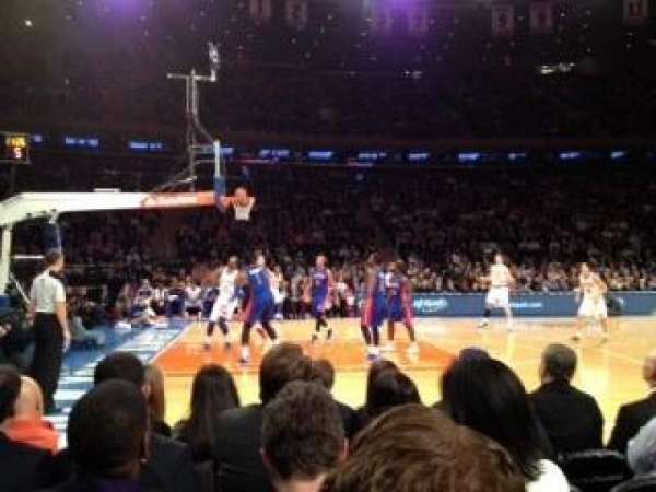Madison Square Garden, section: 10, row: 3