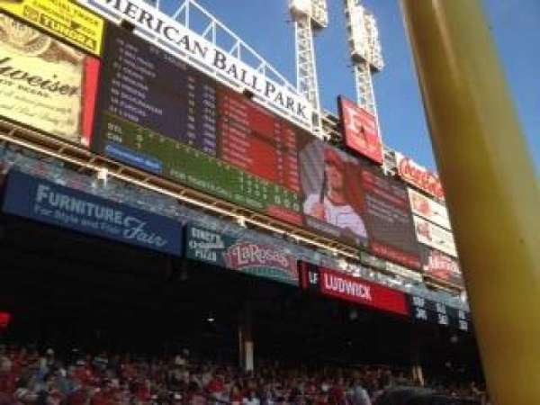 Great American Ball Park, section: 107, row: T